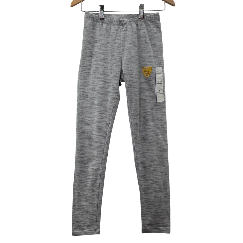 Cat & Jack Girls Heathered Knit Leggings Soft Stretch Casual Gray L‎ (10/12)